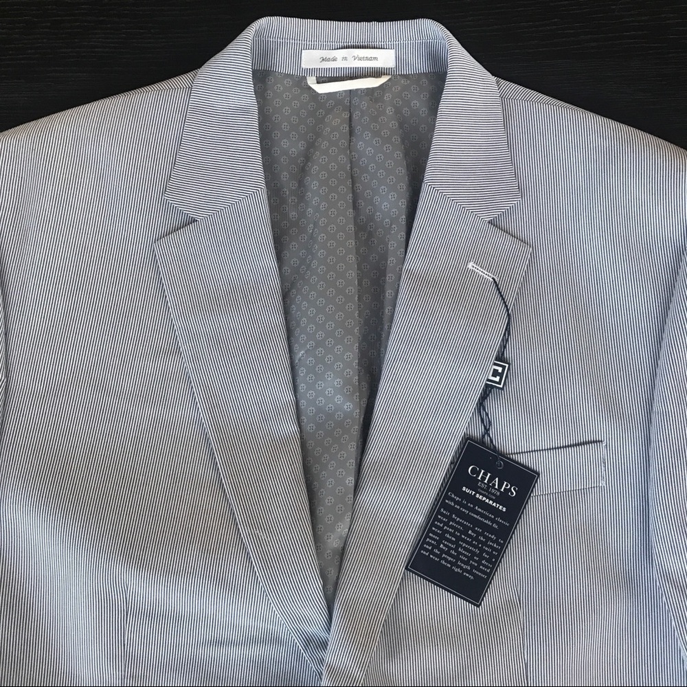 NWT Chaps Men’s Long Sleeved Blazer - L